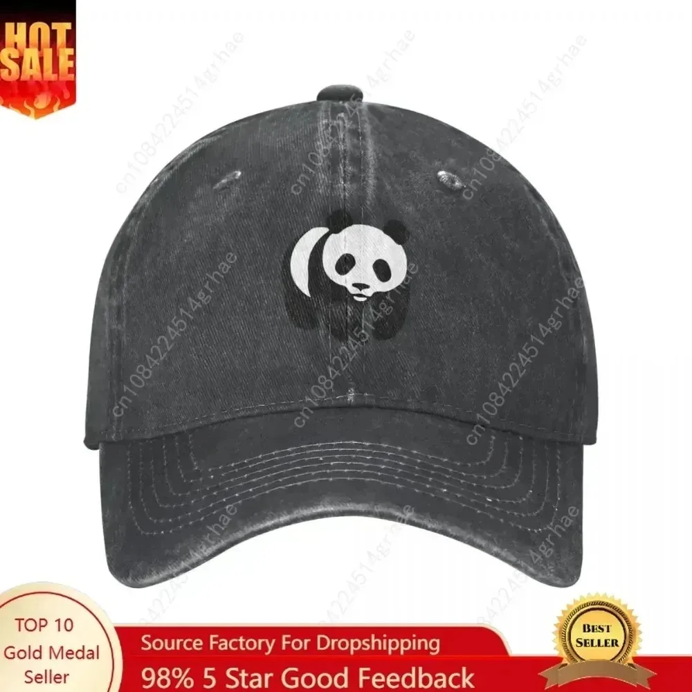 

WWF Cute Panda Baseball Caps Casual Distressed Denim Washed Animal Headwear for Men Women Outdoor Running Golf Caps Hat