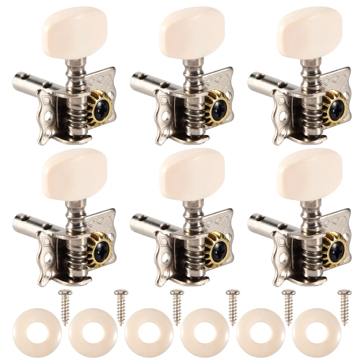 6pcs Acoustic Guitar String Tuning Peg Tuner Machine Head