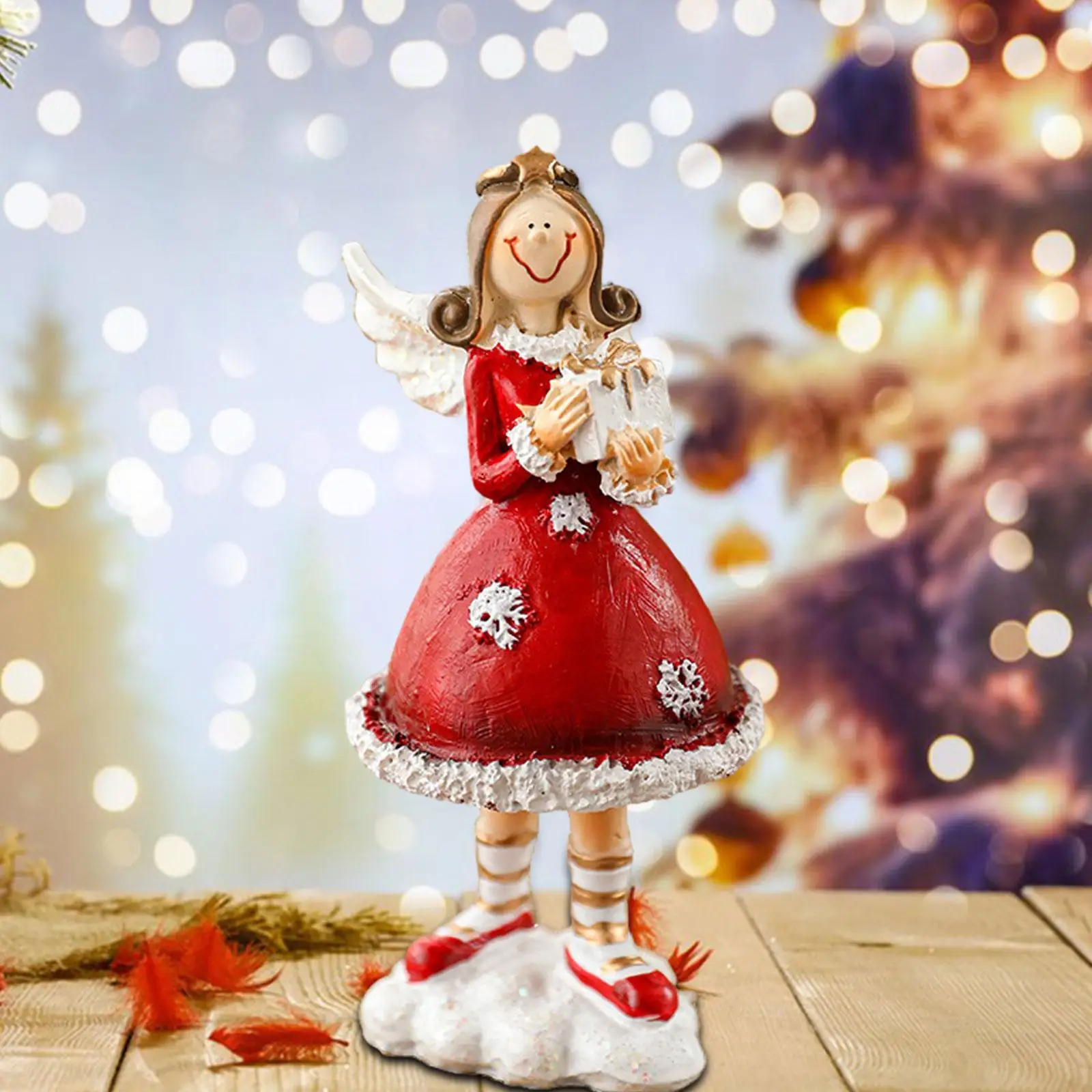 Angel Ornament Angel Sculpture Adorable Accents Table Desk Desktop Window