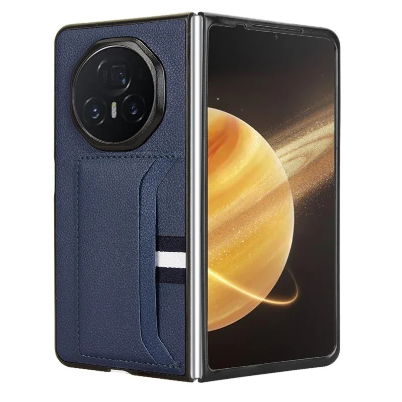 Case For Honor Magic V3 Luxury Leather Skin-friendly Pluggable Card Folding Cover For Honor Magic V 3 v3 Shockproof Bumper Funda