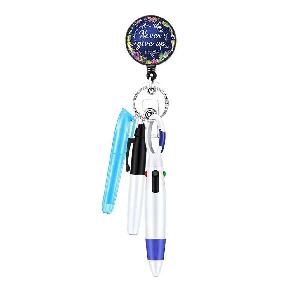 Nurse Pen Pack Set Verpleegsterpennen Voor Badge Inclusief Tip Markeerstift Permanente Marker Pentintrekbare Balpen Voor Verpleegsterswerk