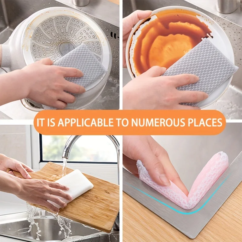 Cleaning sponge, designed for easy hanging and categorized use. Perfect for high-intensity oil removal treatment.
