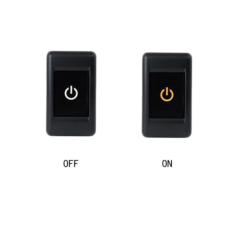 1PC Car Fog light Music LED Exhaust Pipe Headlights Power Radar Parking Sensor Switch Button For Isuzu KV100 KV600 K600 FVZ 700P