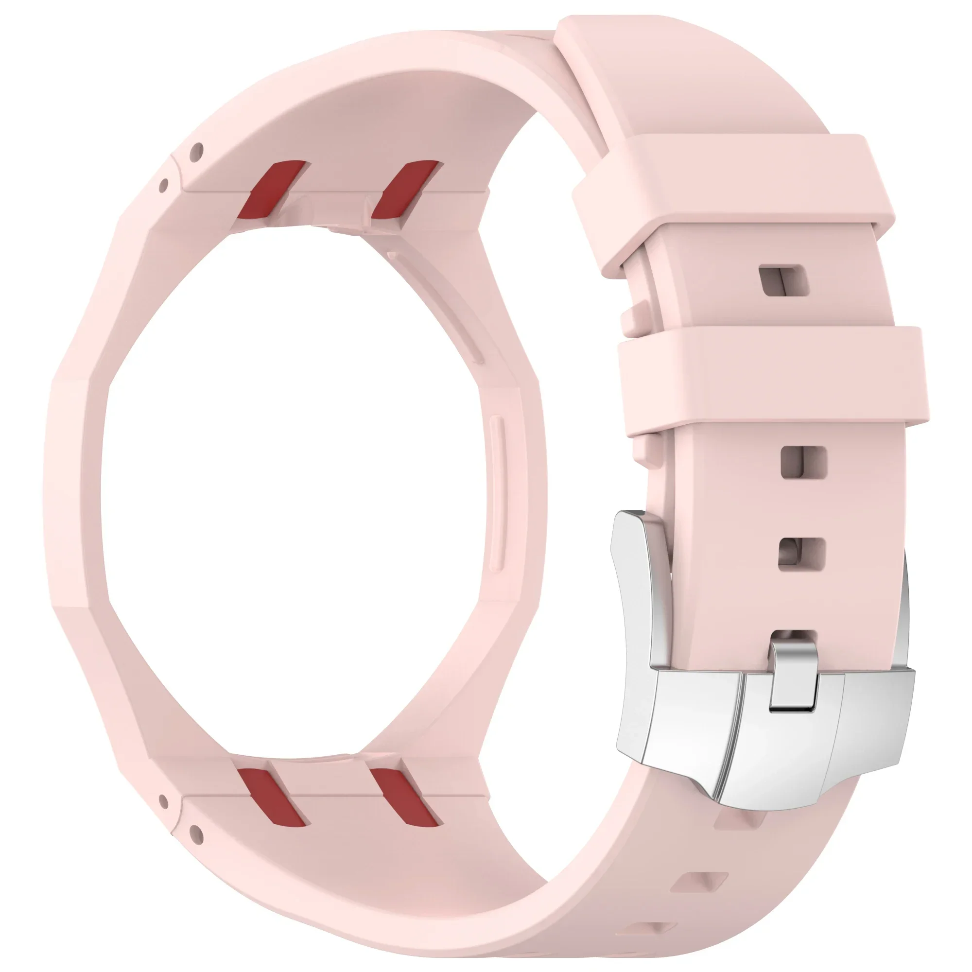 2-in-1-Armband + Gehäuse für Swatch x AP Royal Pop Taschenuhr, umbaubar zur Armbanduhr, PC-Gehäuse + Silikonarmband, Armband-Zubehör – Detail 23