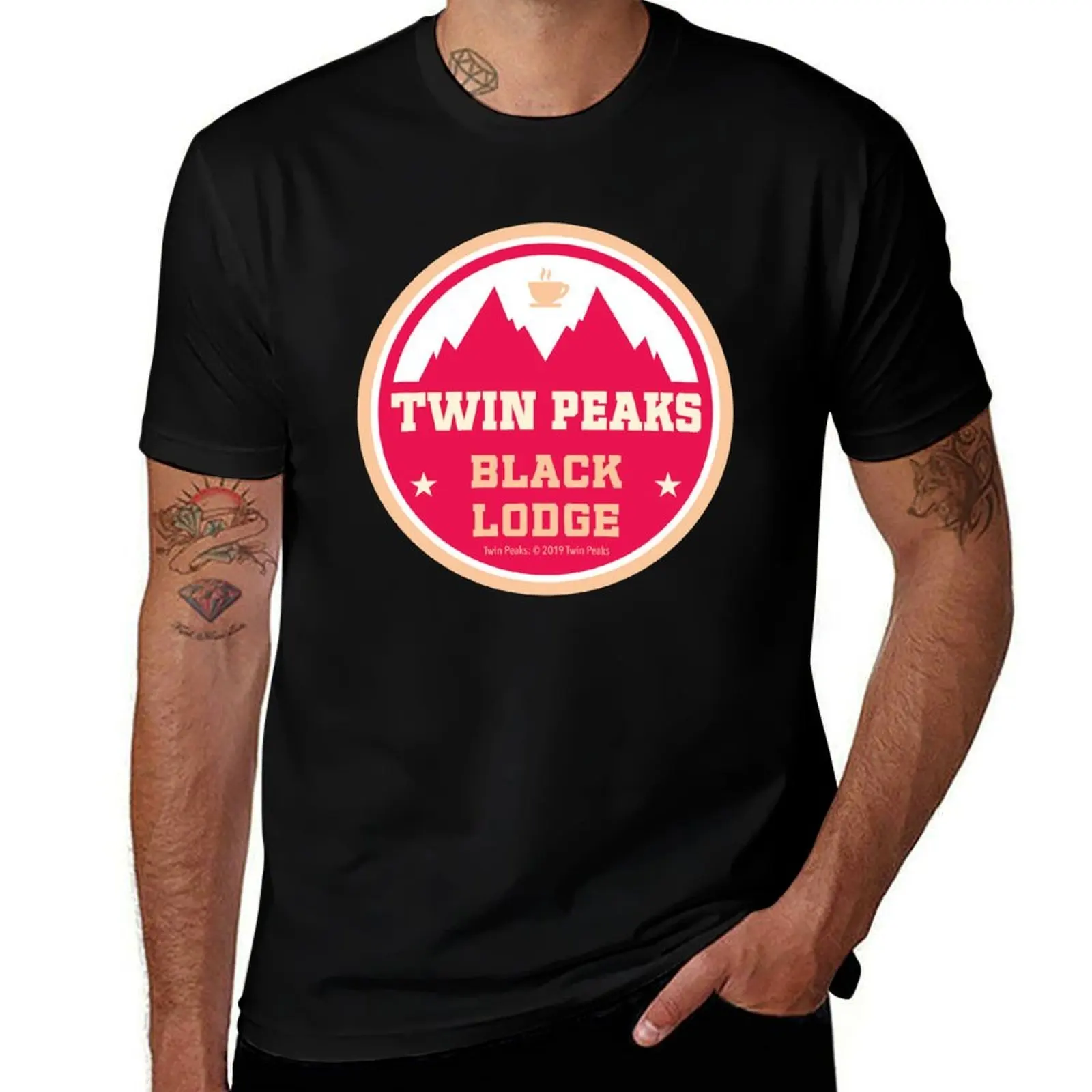 Twin Peaks Black Lodge T-Shirt Sports Casual Short Sleeve Cotton Tee T-Shirt