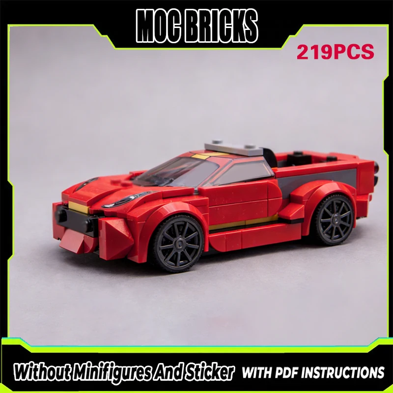 

Speed Racing Car Model MOC Building Bricks Classic Pickup Truck Modular Technology Gifts Holiday Assemble Children Toys Suit