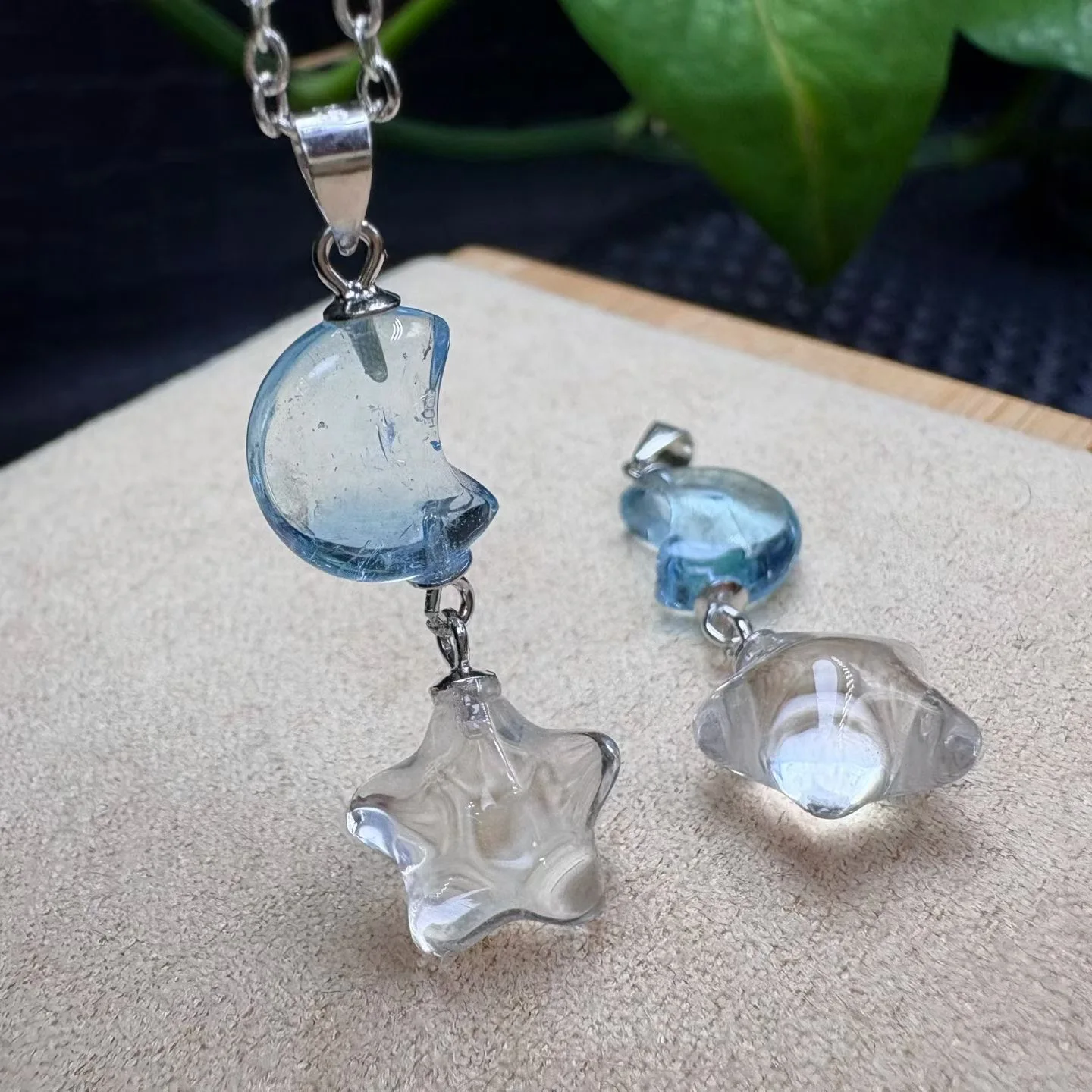 

1Pc Fengbaowu Natural Topaz Rock Quartz Pendant 33MM Length 925 Sterling Silver Reiki Healing Stone Jewelry Gift For Women Men