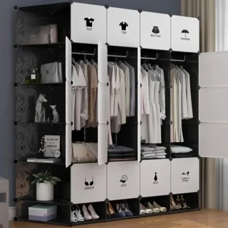 %Jewelry Storage Closet Organizer Bedroom Cupboard Cabinet Wardrobe Shelf Portable Jewelry Space