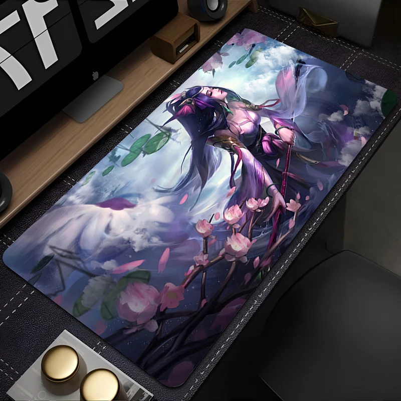 

League of Legends Nami Keyboard Rug Anime Girl Desk Mat Sakura Mousepad PC Gamer Cabinet Mouse Pad Laptop Kawaii Gaming Carpet