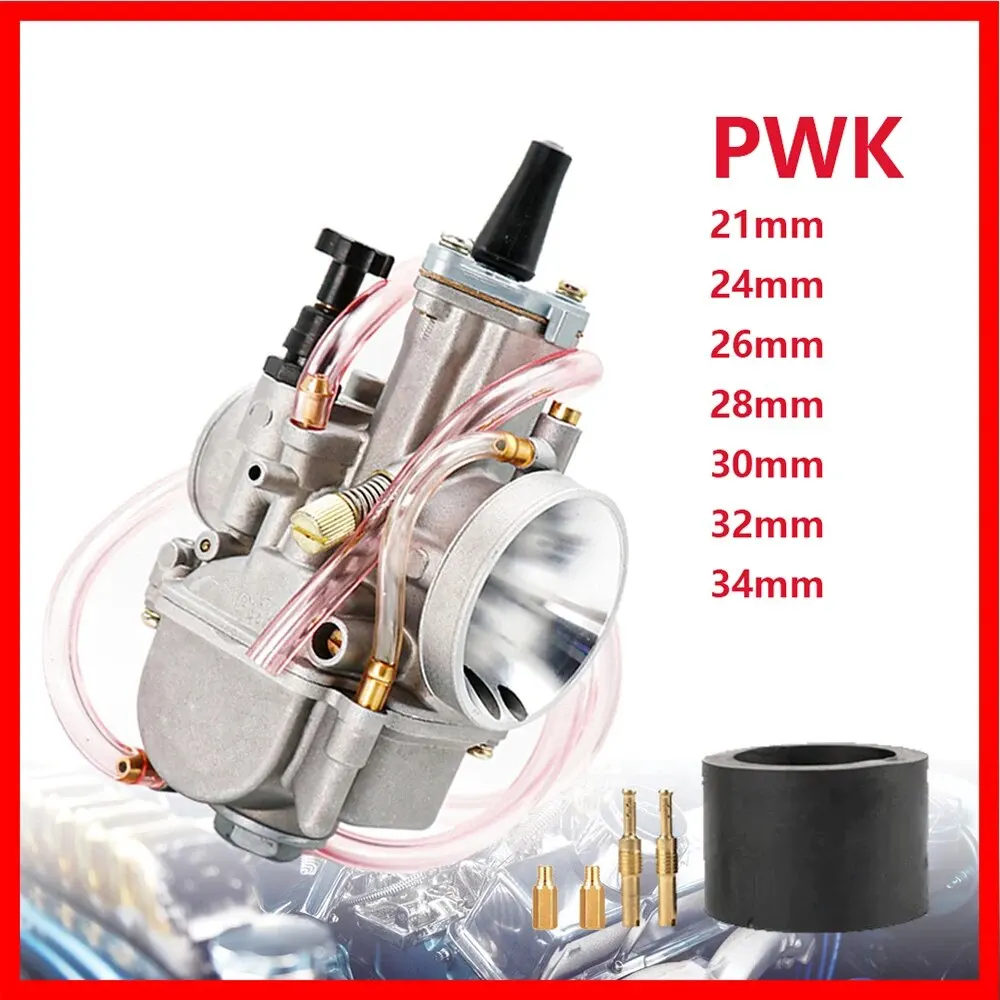 PWK 21 24 26 28 30 32 34 2T 4T Motorcycle Carburetor With Power Jet For Yamaha For Mikuni Koso For ATV Quad UTV