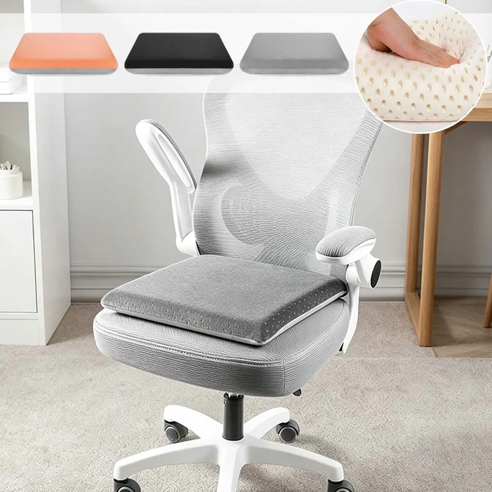 Thick Summer Chair Cushion Removable Natural Latex Seat Pad Relieve Hips Stress for Home Garden Office 의자방석 Almofadas Decorativa