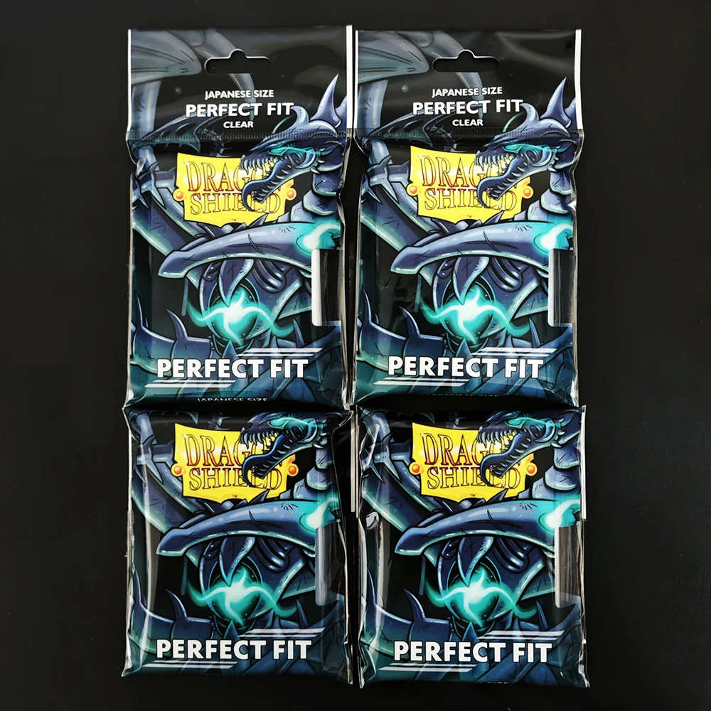 Dragon Shield Innenhüllen, transparent, japanische Größe, Kartenhüllen, Einzelpackung für YGO, kleine Tischspiele (100 Stück/Packung) – Detail 8