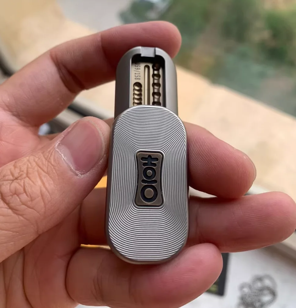 Brinquedo de descompressão deslizante divertido EDC HOlO usado