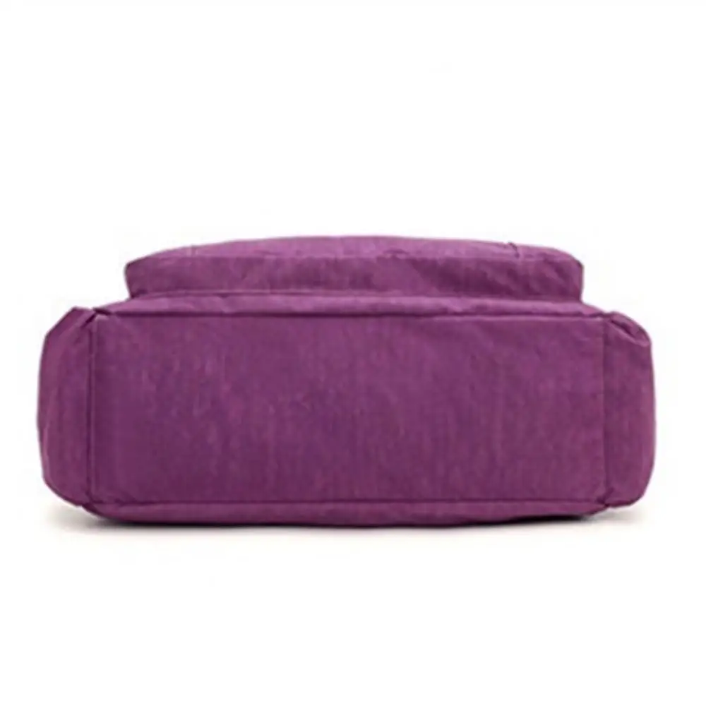 Borsa da viaggio da 38 cm Borsa da donna multitasca con cerniera tinta unita Borsa a tracolla in nylon Borsa da viaggio multifunzionale per aereo