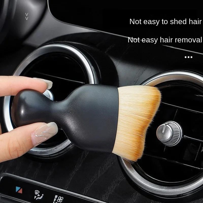 1pcs Car Interior Dust Sweeping Soft Brush Car Washing Tool Keyboard Gap Car Dust Brush Out Trend Cleaning Brush