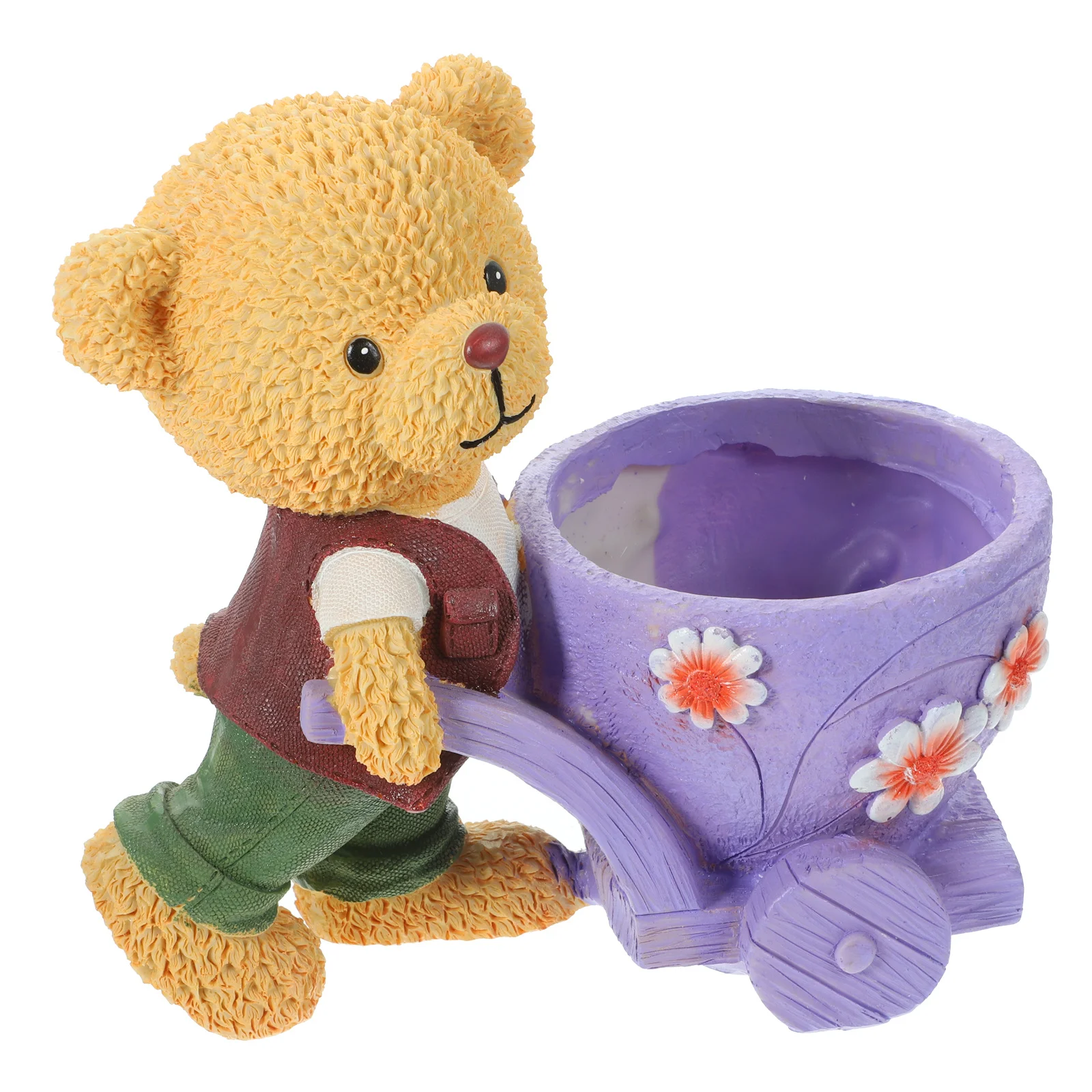 

Desktop Planter Flower Bear Cartoon Pot Flowerpot Pots Bears Succulent Planters