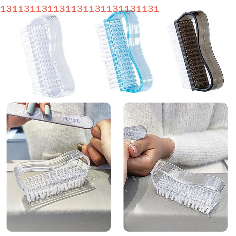 مسمار الفن مانيكير باديكير إزالة الغبار البلاستيك مسمار تنظيف فرش أدوات الصالون 3 ألوان الصلب مسمار نظافة الغبار فرش الأظافر #4