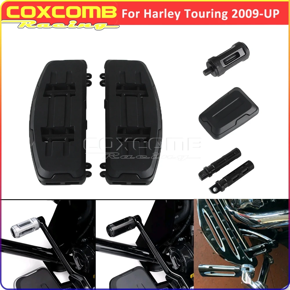 

Motorbike Brake Pedal Pad Shift Gear Lever Shifter Peg For Harley Touring Road Glide FLTRX FLTRT FLTRXS Road King FLHR Tri Glide