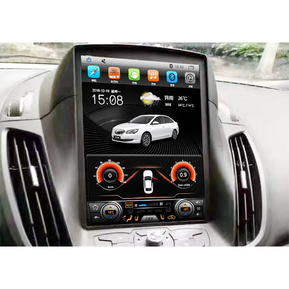 Android 13 Tesla Car Radio For Ford Kuga 2 Escape 3 2012-2019 Multimedia Android Video Player Navigation GPS Stereo