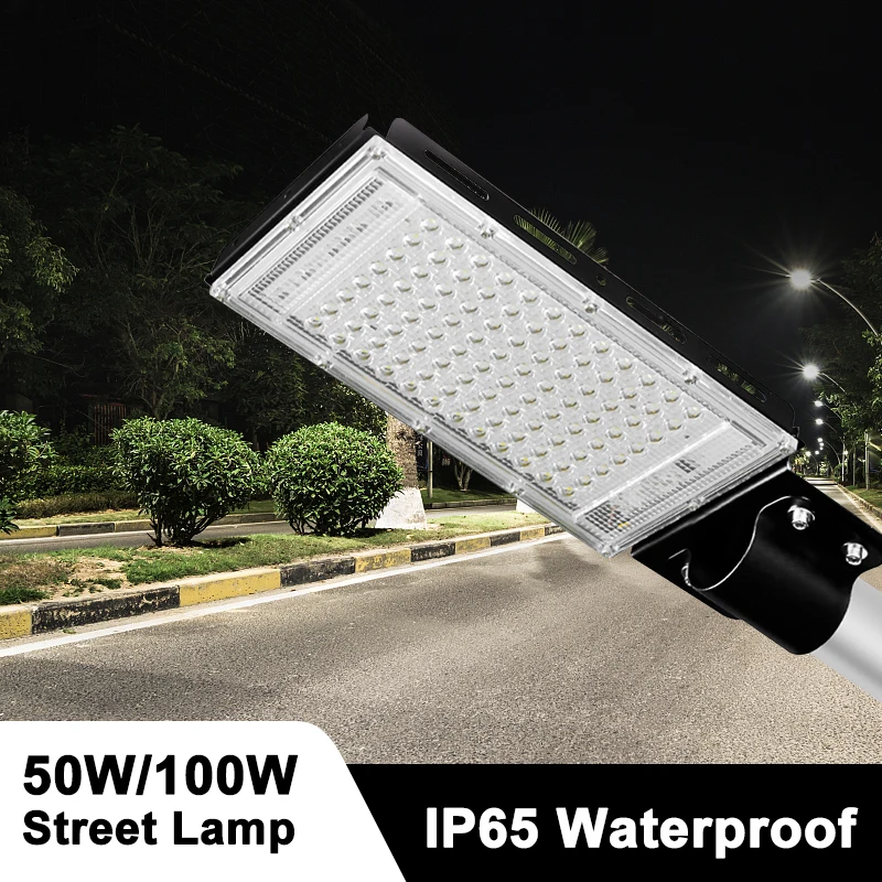 100W Street Lamp Outdoor Spotlight 220V Flood Light LED Outdoor Lighting 50W Street Light Waterproof Wall Lamp For Country House