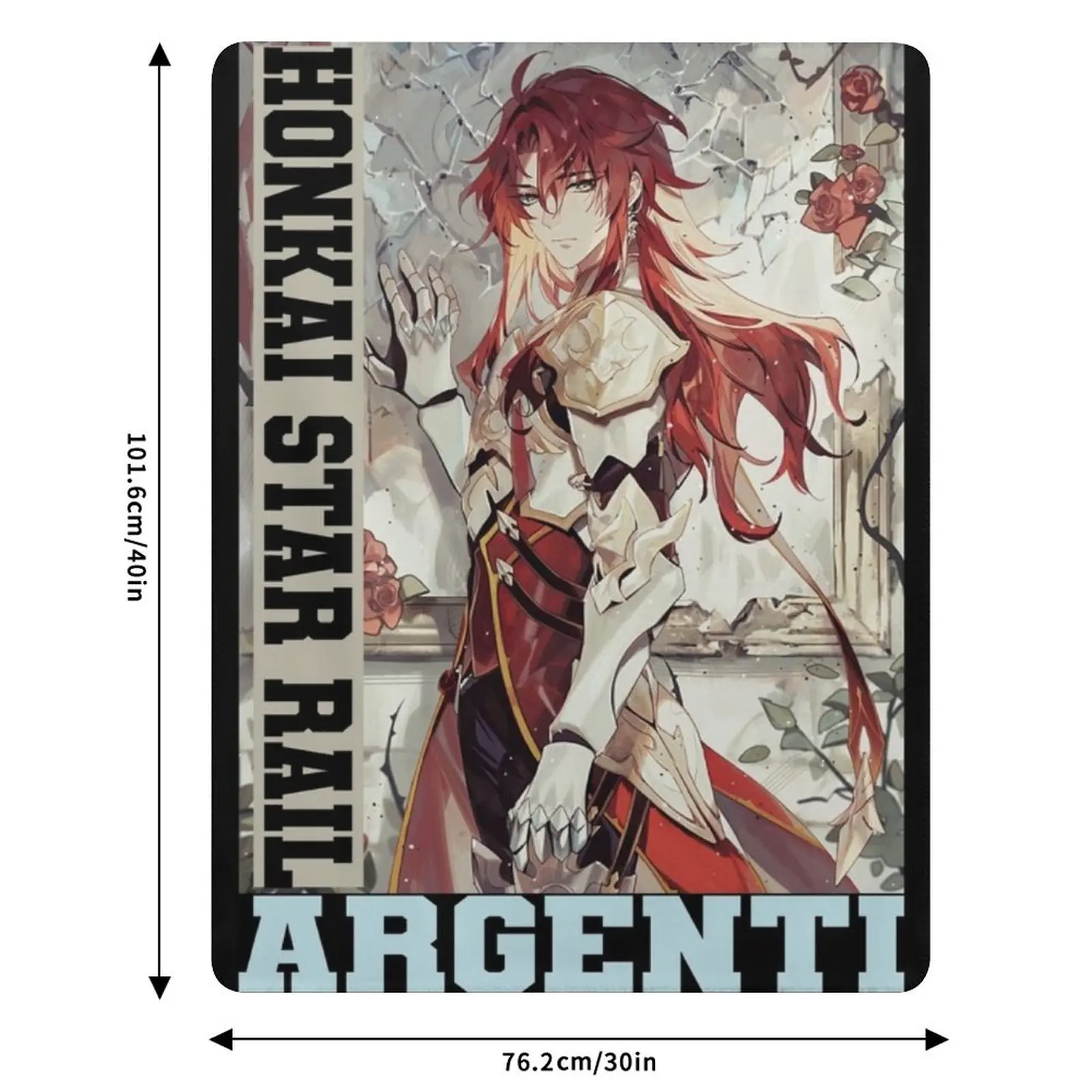 Argenti - Honkai Star Rail Throw Blanket Warm Throw Blanket Gift for Anniversary