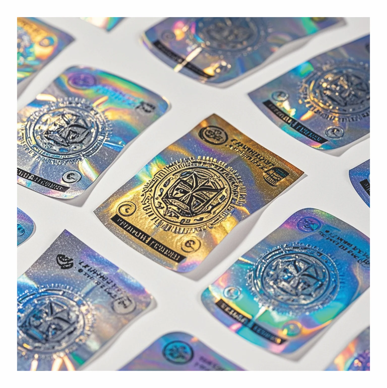 Professional Permanent 2D Holographic Sticker With Barcode Uv Print Holographic Sticker With Great Price