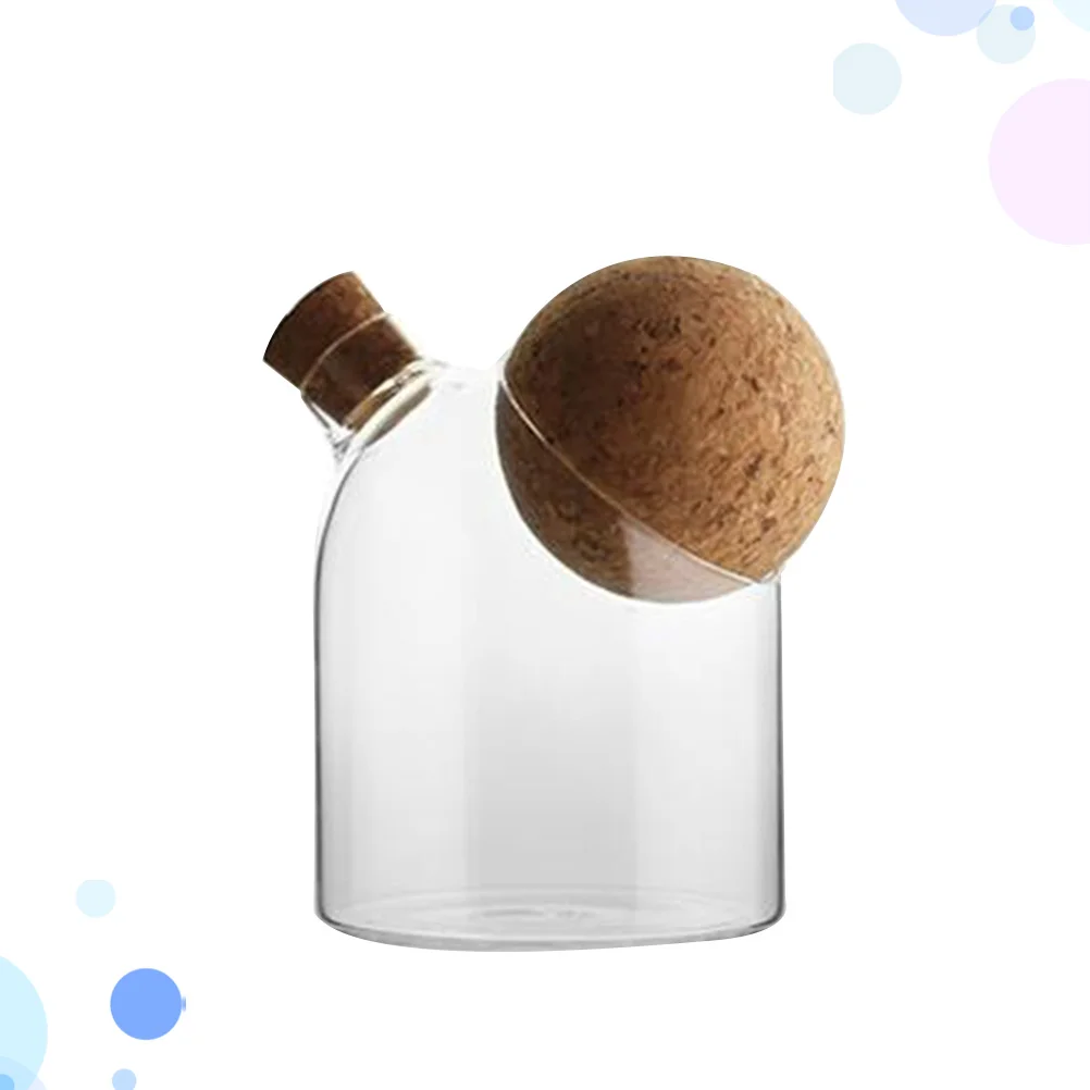 

S Size Transparent Glass Storage Canister Moisture Proof Seal for Dry Foods Cereals Spices Rice Beans Tea Coffee Ideal Home