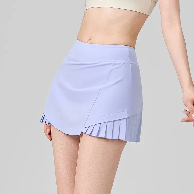 

Women 2 in 1 Jogging Shorts Skirts High Waist Fitness Sport Skirt Yoga Shorts Tennis Golf Gym Running Shorts Sports Tight Shorts