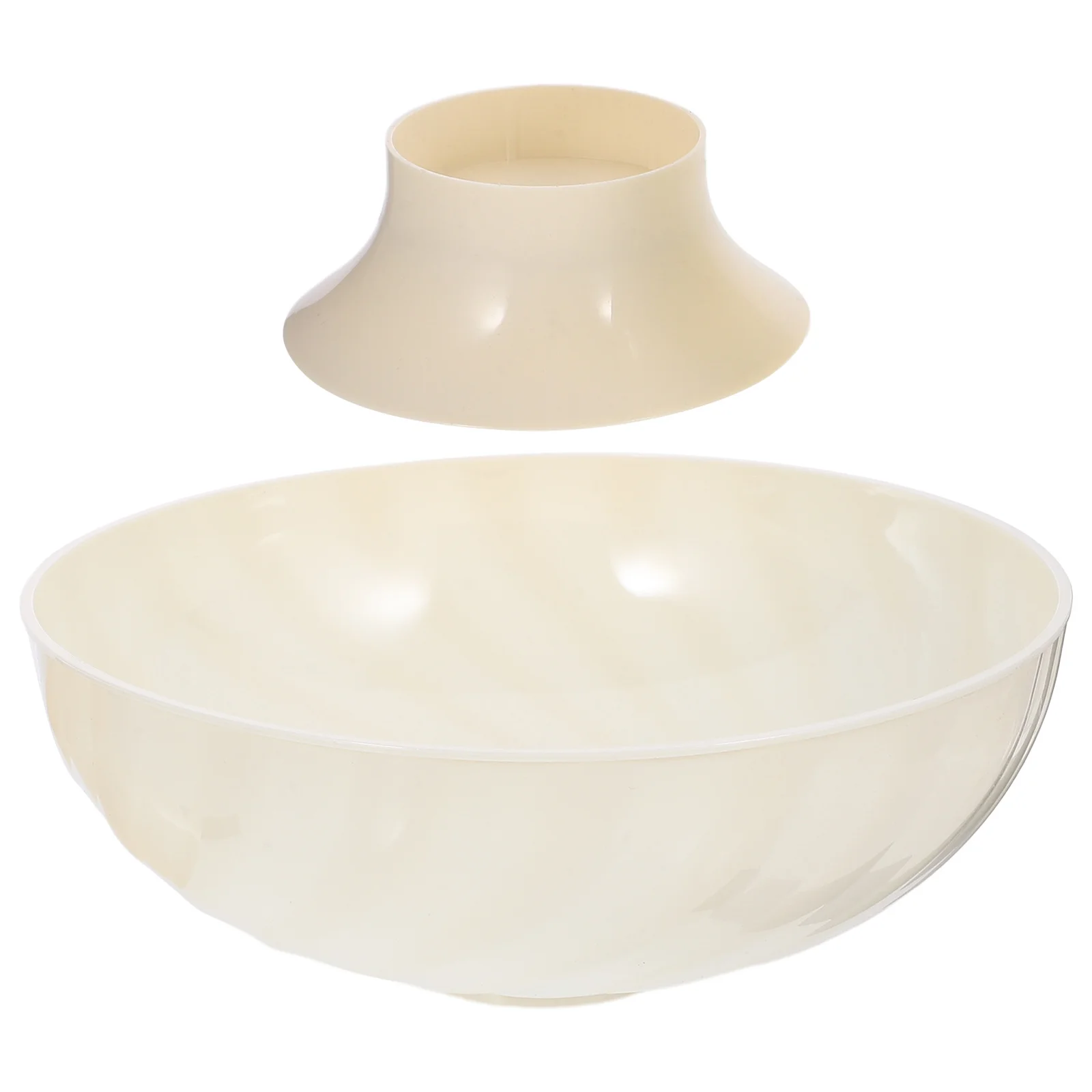 

Fruit Tray Footed High Base Dried Fruit Bowl Draining Hole Detachable Snack Serving Plate Dessert Display Drain Tray