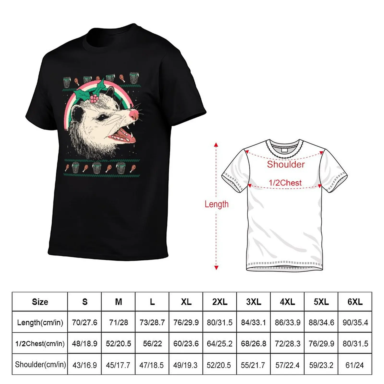 Trash The Halls T-Shirt Festival Casual Short Sleeve