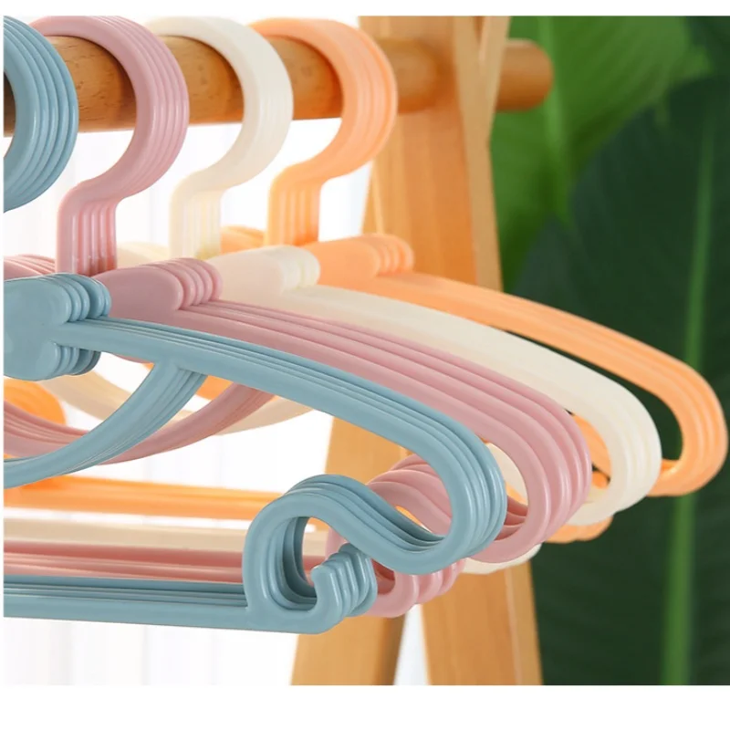 1/4/10Pcs Children Clothes Hanger Portable Display Baby Clothing Organizer Hangers Windproof Home Kids Closet Hanger Racks