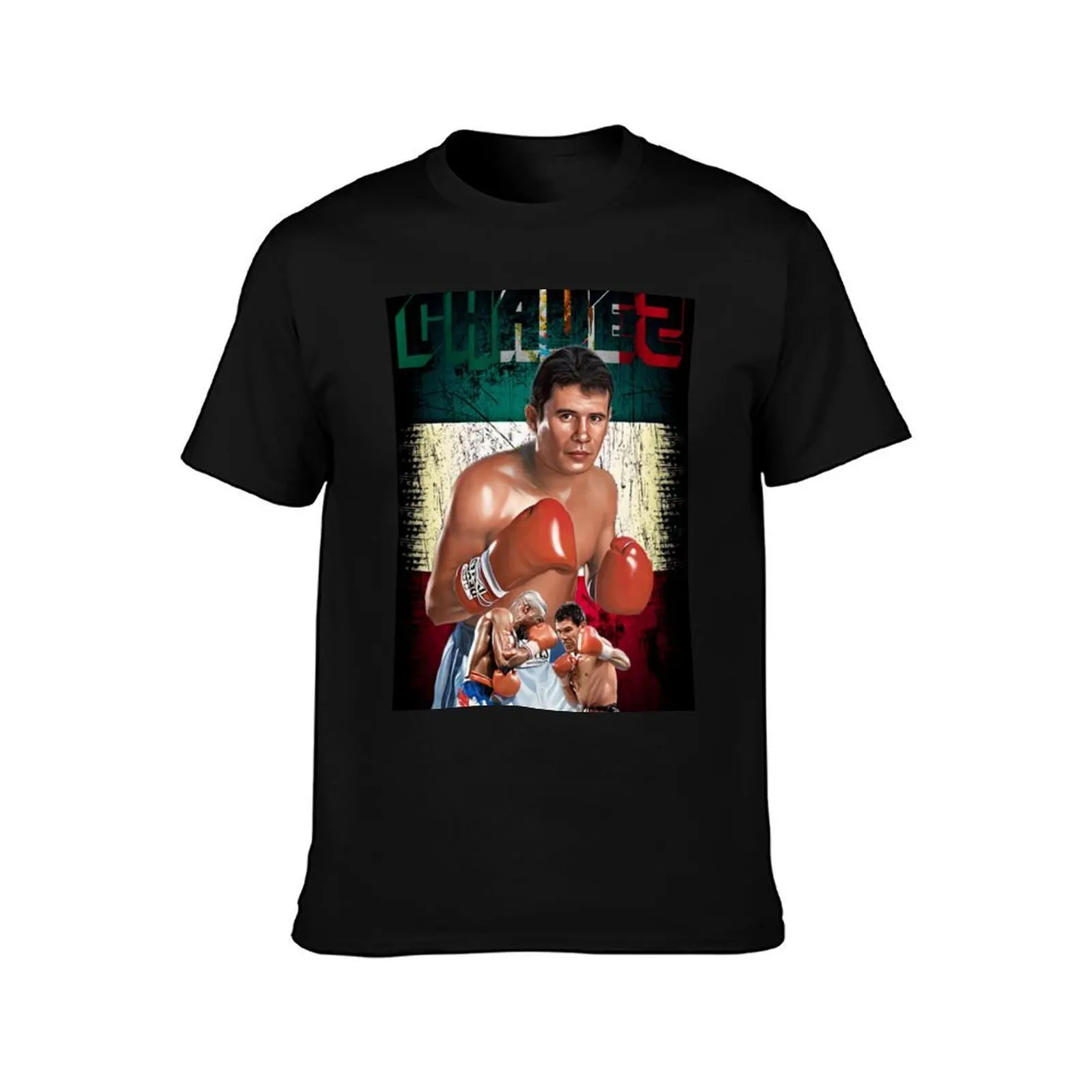Julio Cesar Chavez El Gran Campeón de México T-Shirt, Summer Casual Cotton Tee, Oversized Streetwear Tops, Vintage Graphic Print
