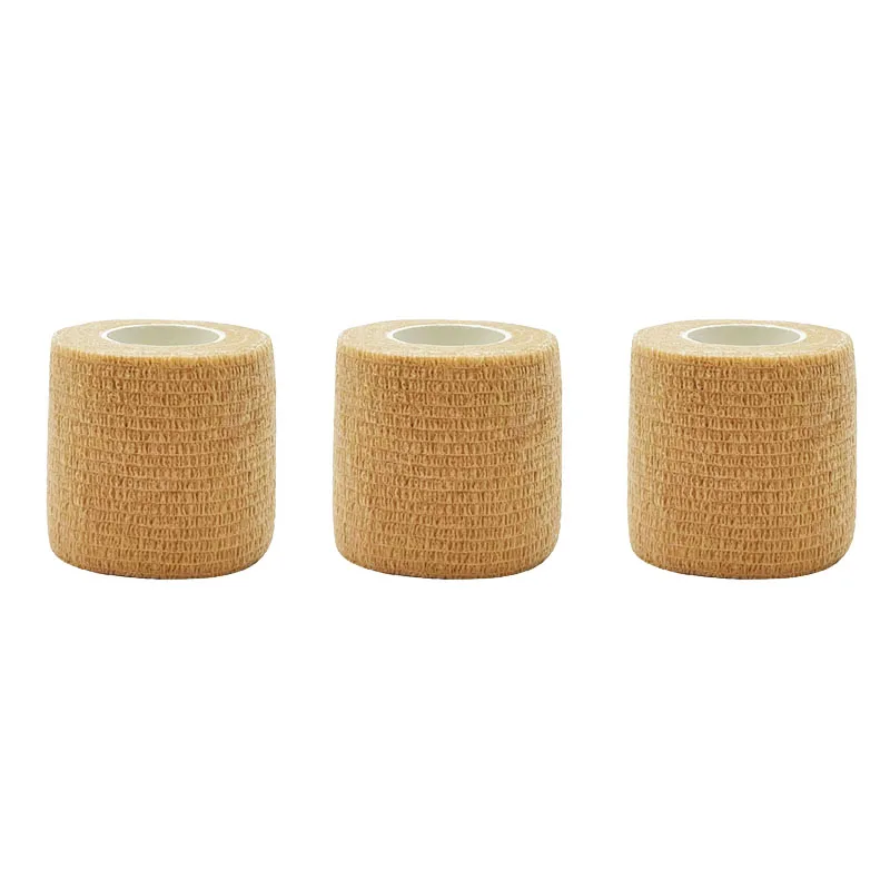 3/6 Rolls Adhesive Bandage Skin Elastic Breathable Sports Non-woven Wrap Finger Tape For Wrist Ankle First Aid Sports Bandage