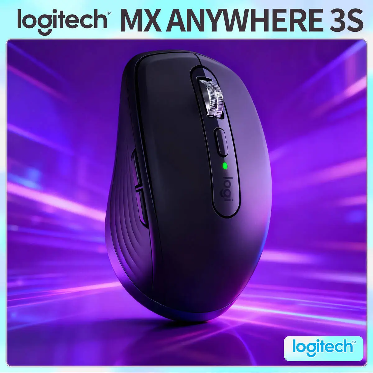 

Logitech MX Anywhere 3S Portable Wireless Mouse 7 Custom Buttons for Business Travel Office