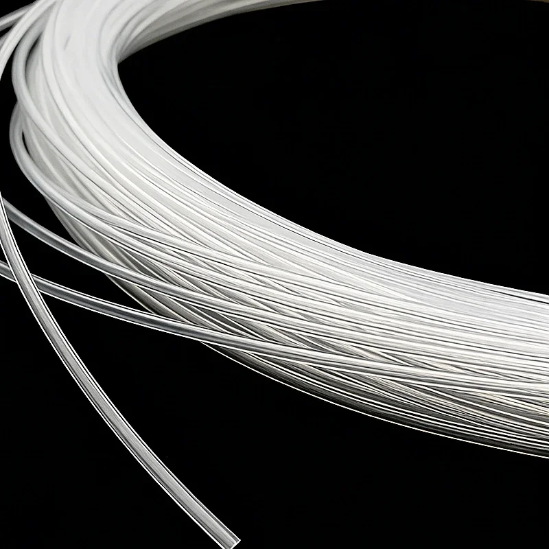 1~10M Food Grade Transparent PTFE Capillary Tube ith An Inner Diameter of 0.8~4.35mm, Anti Sticking And Corrosion-resistantW