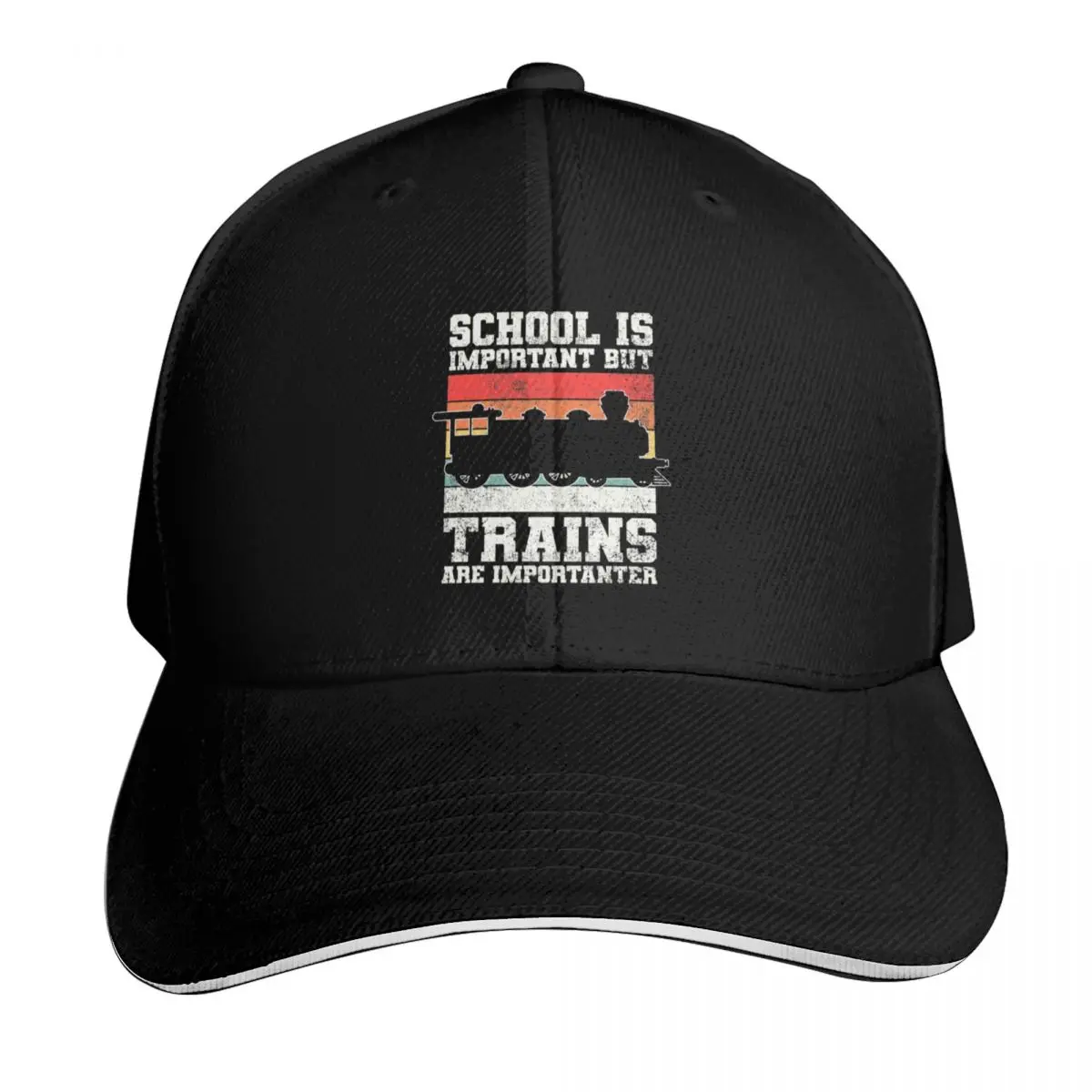 Trains Locomotive Train Lover Baseball Cap Gift for Him Her Casual Daily Wear Quick Dry Performance