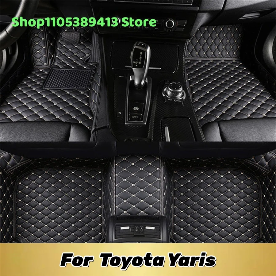 

Automobiles Leather Car Mat Interior Accessories Custom Car Floor Mats For Toyota Yaris 2025 2026 2027 2028- Mats Carpets
