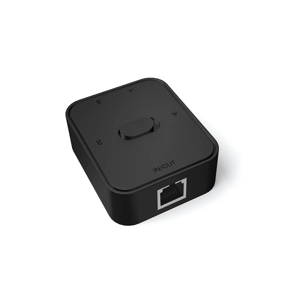 Network Switch Selector para rede interna e externa, 2 portas, RJ45, LAN, CAT6, 1000Mbps, 2 em 1 saída, 1 em 2 fora