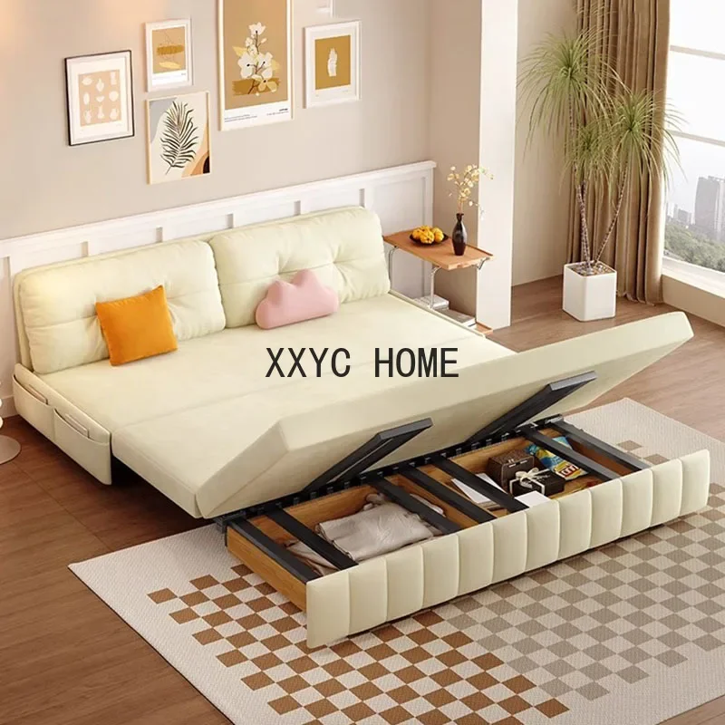 

Simple Fancy Beds White Kawaii Storage Modular Puffs Living Room Foldable Couch Divano Letto Furniture