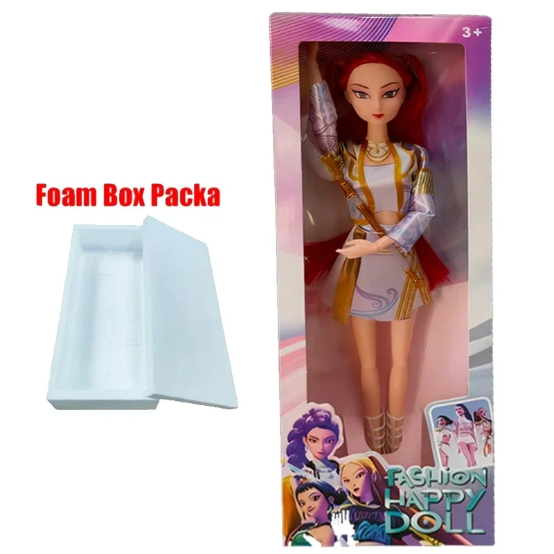 Hot Toys K Pop Demon Hunters 30 سنتيمتر دمى كتاب تلوين للأطفال-تتبع الرسوم المتحركة خربش كتاب هدية عيد ميلاد (Lumi/Mira/Zoe) #4