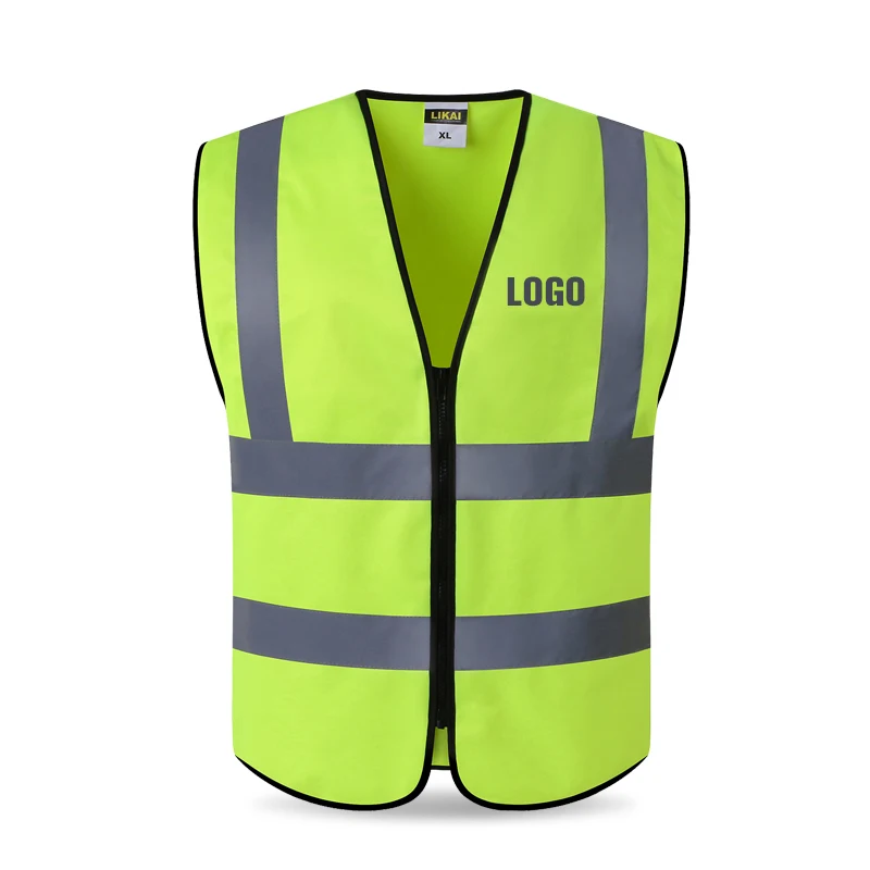 Safety Vest Reflective High Visibility Hi Vis Strip Men Women Work Cycling Runner Surveyor Volunteer Guard Road Construction