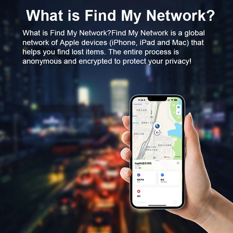 Untuk Apple Find Icard Global Locator pencari lokasi Itag pencegah kehilangan kartu sangat tipis