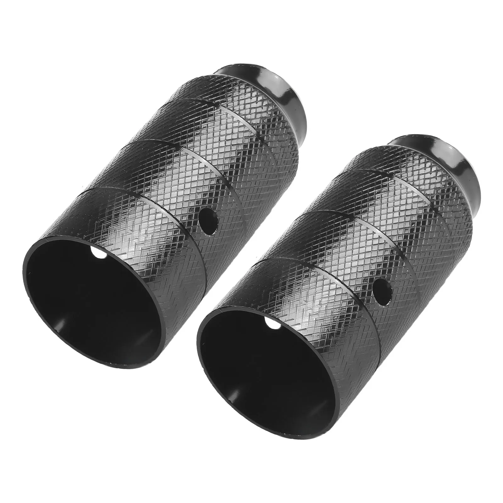 Aluminum Bike Pegs Bicycle Pedals Non-slipping Grooves Compact Design Cylinder Shape For Folding Bikes Mounted On Rear Axle