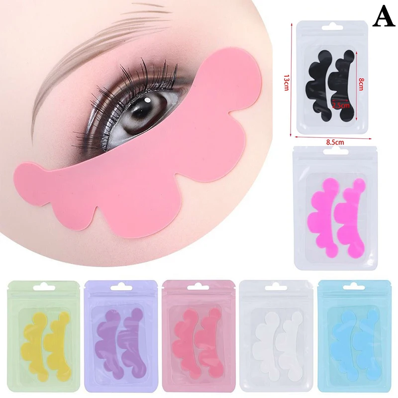 1 Pair Silicone Under Eye Patch For Lash Lift Self Sticky Eyelash Perm Shield Cover Soft Eye Pads Separate Lashes Protect Eyelid