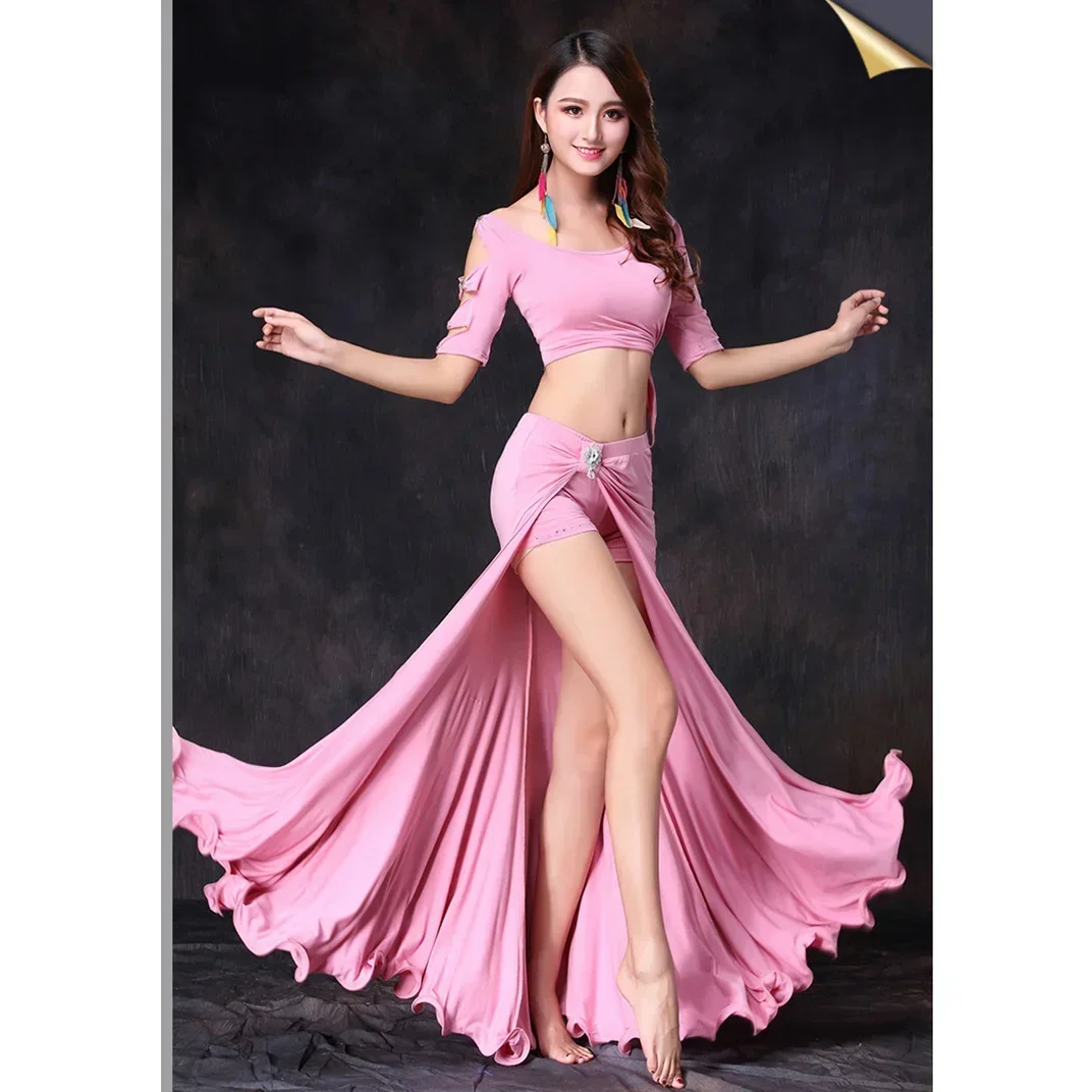 

Восточные Танцевальные Костюмы Bellydance baladi sandi, индийские восточные египетские танцевальные костюмы с бюстгальтером, поясом и юбкой, комплект одежды