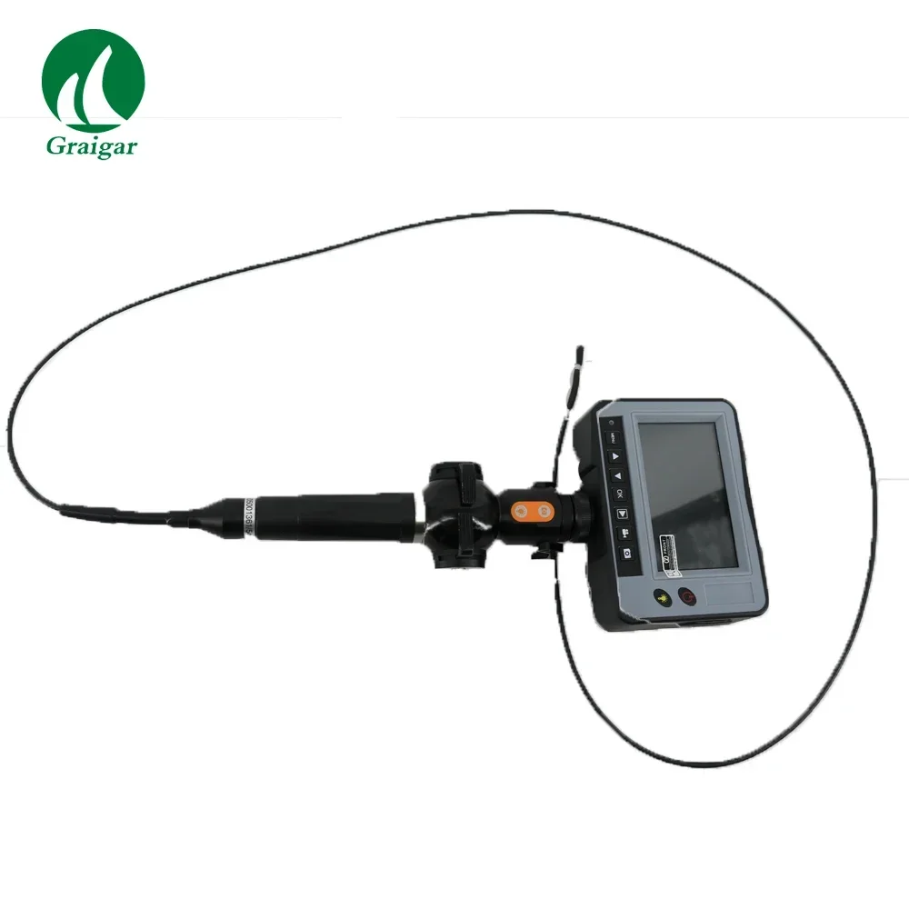 DR4540F 4,3 ''LCD industria vídeo serpiente endoscopio 4 vías cámara de inspección boroscopio portátil OD 4,0 Mm endoscopio Industrial 1,5 M