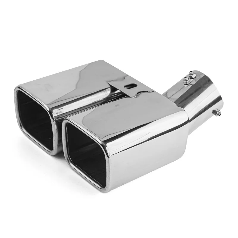 1 PCS Stainless Steel Car Dual Exhaust Tip Muffler Tip Car Exhaust For Toyota Alphard VELLFIRE AH20 AH30 HARRIER ZSU60 Tailpipe