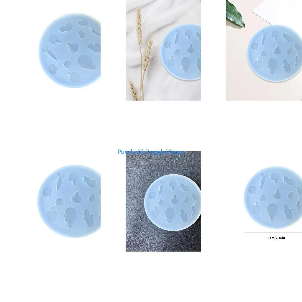 L21E Silicone Vegetable Mold Crafting Resin Art Jewelry Making Supplies