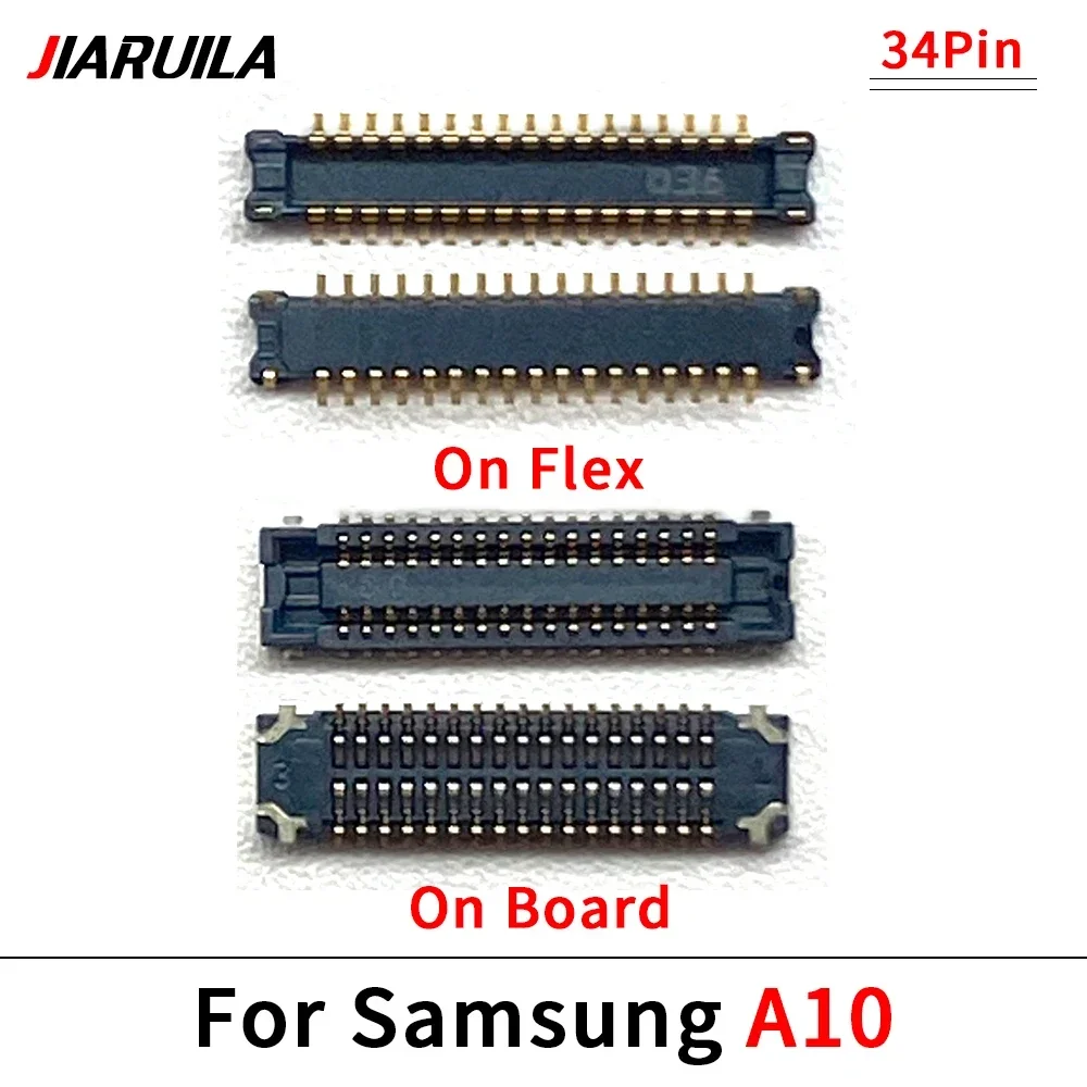 Lcd Display Screen FPC Connector Plug On Board Flex Cable For Samsung A10 A20 A30 A40 A60