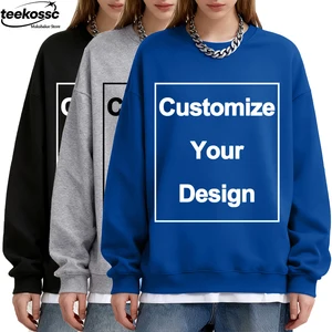Winter Custom Womens Sweatshirts DIY Logo/Letter Oversized Hoodies Sporty Fleece Warm Pullovers Casual Soft Womans Clothes